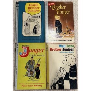 Lot of 4 Brother Juniper Comic Books - Father Justin McCarthy